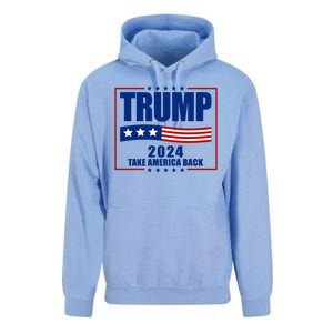 Trump 2024 Take America Back Unisex Surf Hoodie