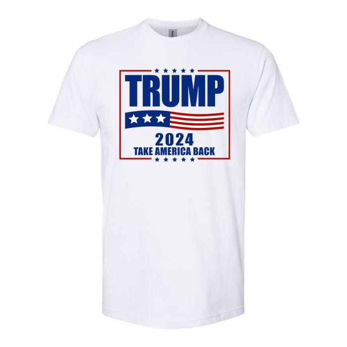 Trump 2024 Take America Back Softstyle CVC T-Shirt