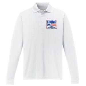 Trump 2024 Take America Back Performance Long Sleeve Polo