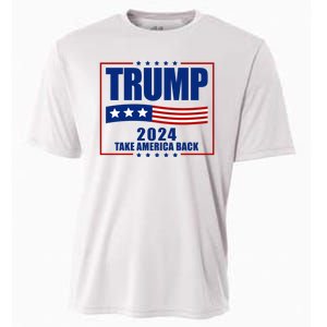 Trump 2024 Take America Back Cooling Performance Crew T-Shirt