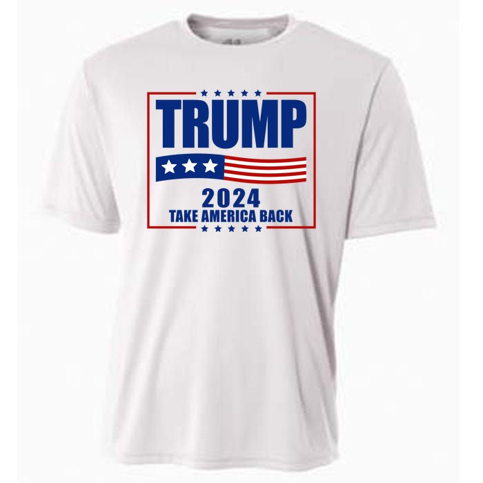 Trump 2024 Take America Back Cooling Performance Crew T-Shirt