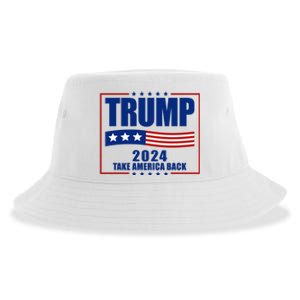 Trump 2024 Take America Back Sustainable Bucket Hat