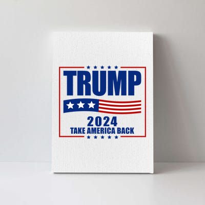 Trump 2024 Take America Back Canvas