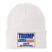 Trump 2024 Take America Back Knit Cap Winter Beanie