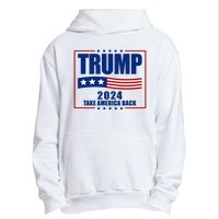 Trump 2024 Take America Back Urban Pullover Hoodie