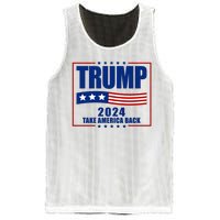 Trump 2024 Take America Back Mesh Reversible Basketball Jersey Tank