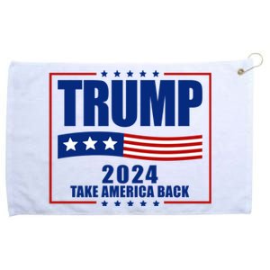 Trump 2024 Take America Back Grommeted Golf Towel