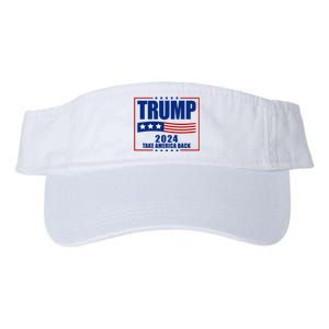 Trump 2024 Take America Back Valucap Bio-Washed Visor