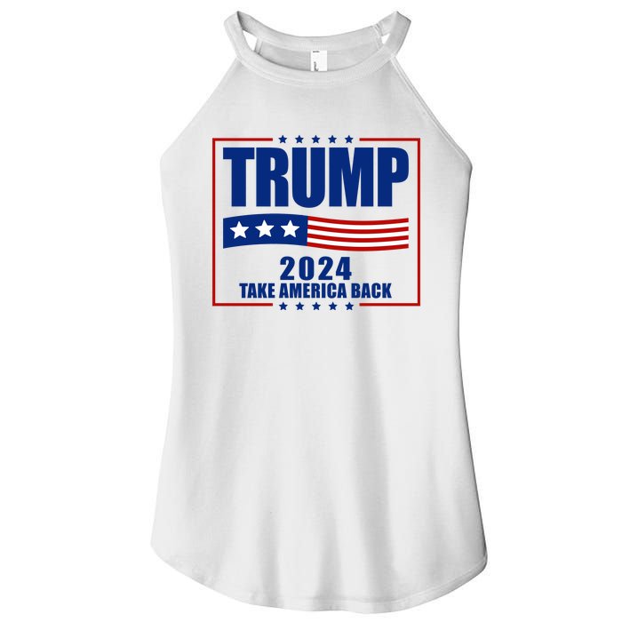 Trump 2024 Take America Back Women's Perfect Tri Rocker Tank