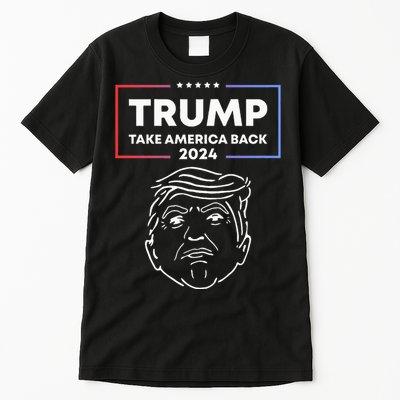 Trump 2024 Take America Back Election The Return Tall T-Shirt