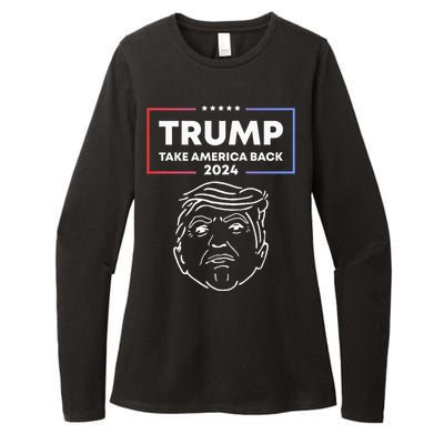 Trump 2024 Take America Back Election The Return Womens CVC Long Sleeve Shirt