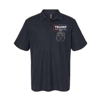 Trump 2024 Take America Back Election The Return Softstyle Adult Sport Polo