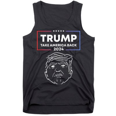 Trump 2024 Take America Back Election The Return Tank Top