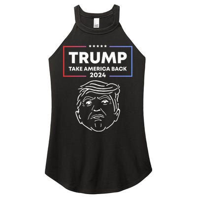 Trump 2024 Take America Back Election The Return Women's Perfect Tri Rocker Tank