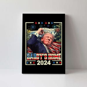 Trump 2024 Take America Back DaddyS Home Canvas