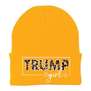 Trump 2020 Trump Leopard Pattern Gift Knit Cap Winter Beanie