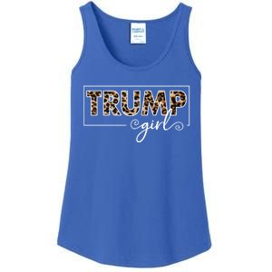 Trump 2020 Trump Leopard Pattern Gift Ladies Essential Tank