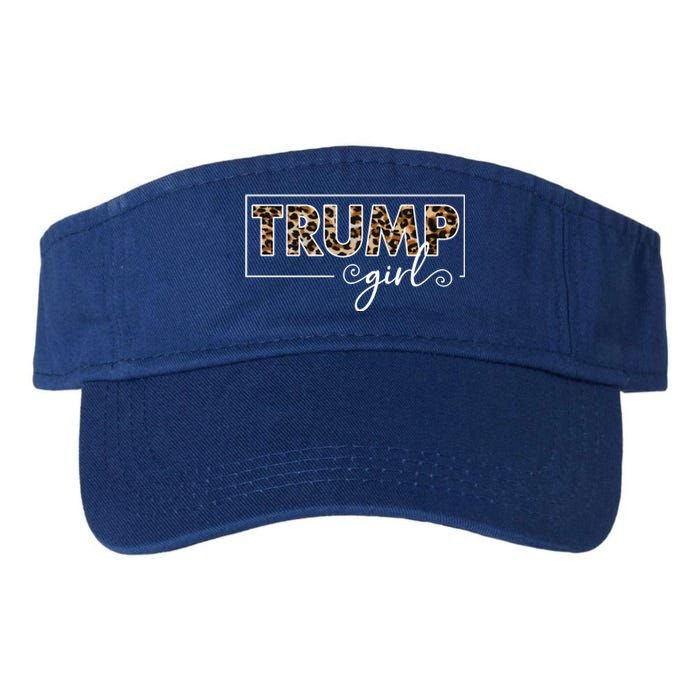 Trump 2020 Trump Leopard Pattern Gift Valucap Bio-Washed Visor