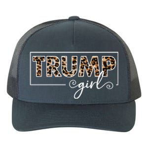 Trump 2020 Trump Leopard Pattern Gift Yupoong Adult 5-Panel Trucker Hat