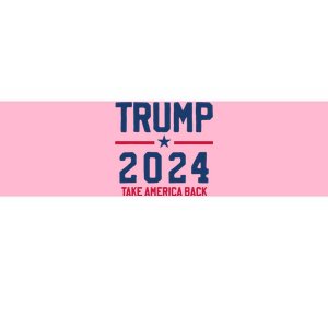 Trump 2024 Take America Back Conservative Republican Bumper Sticker