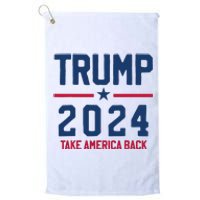 Trump 2024 Take America Back Conservative Republican Platinum Collection Golf Towel