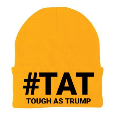 Trump 2024 Tough As Trump Tat Pa Rally 2024 Save Our Republic Usa Flag Knit Cap Winter Beanie