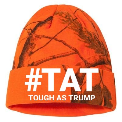 Trump 2024 Tough As Trump Tat Pa Rally 2024 Save Our Republic Usa Flag Kati Licensed 12" Camo Beanie