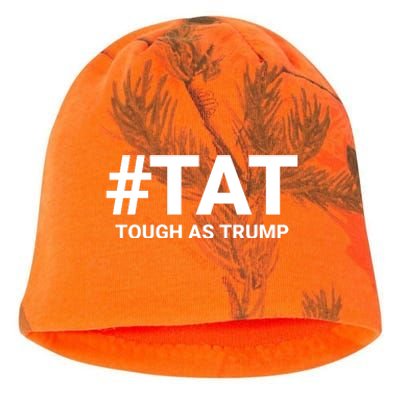 Trump 2024 Tough As Trump Tat Pa Rally 2024 Save Our Republic Usa Flag Kati - Camo Knit Beanie