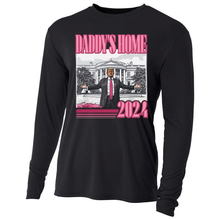 Trump 2024 Take America Back DaddyS Home Cooling Performance Long Sleeve Crew