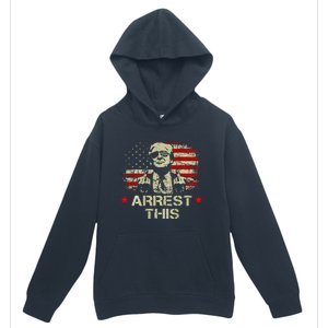 Trump 2024 Trump Arrest This Front On Back Urban Pullover Hoodie