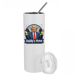 Trump 2024 Take America Back DaddyS Home Trump 2024 Stainless Steel Tumbler