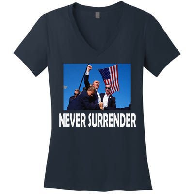 Trump 2024 Women's V-Neck T-Shirt
