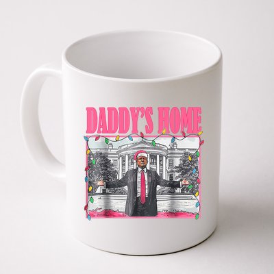 Trump 2024 Take America Back Daddys Home Christmas Coffee Mug