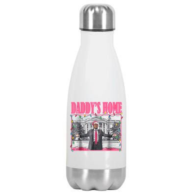 Trump 2024 Take America Back Daddys Home Christmas Stainless Steel Insulated Water Bottle