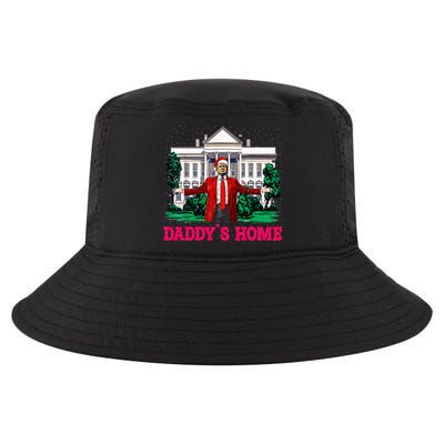 Trump 2024 Take America Back DaddyS Home Christmas Cool Comfort Performance Bucket Hat