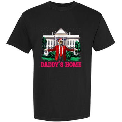 Trump 2024 Take America Back DaddyS Home Christmas Garment-Dyed Heavyweight T-Shirt