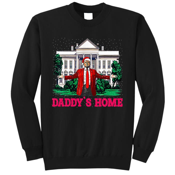 Trump 2024 Take America Back DaddyS Home Christmas Sweatshirt