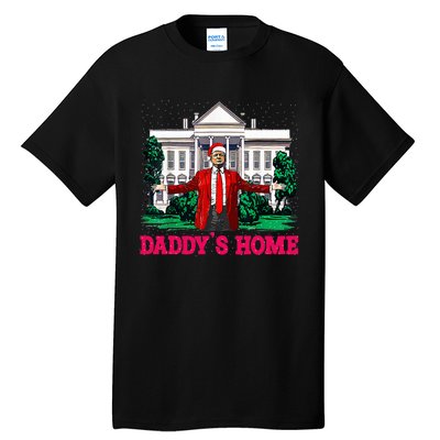 Trump 2024 Take America Back DaddyS Home Christmas Tall T-Shirt