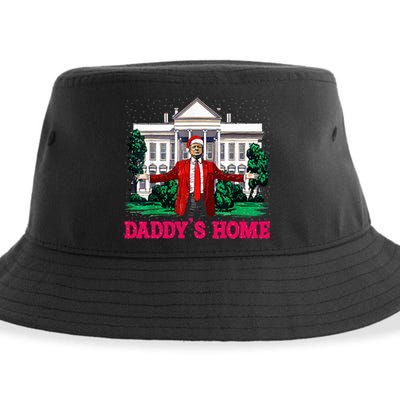 Trump 2024 Take America Back DaddyS Home Christmas Sustainable Bucket Hat