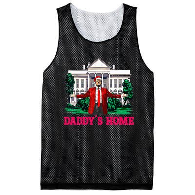 Trump 2024 Take America Back DaddyS Home Christmas Mesh Reversible Basketball Jersey Tank