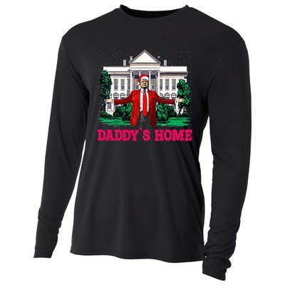 Trump 2024 Take America Back DaddyS Home Christmas Cooling Performance Long Sleeve Crew