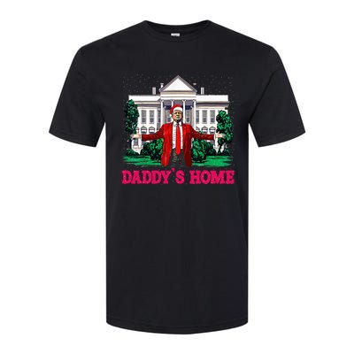 Trump 2024 Take America Back DaddyS Home Christmas Softstyle CVC T-Shirt