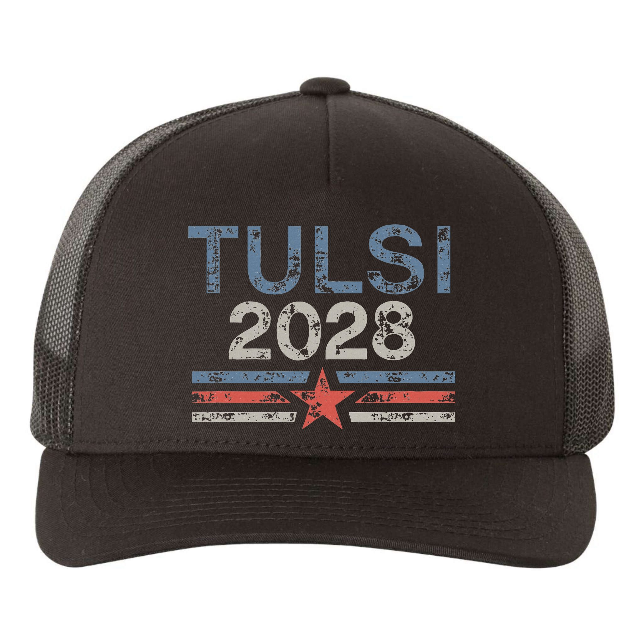 Tulsi 2028 Yupoong Adult 5-Panel Trucker Hat