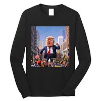 Trump 2024 Take America Back DaddyS Home Long Sleeve Shirt