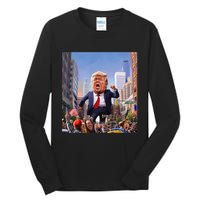 Trump 2024 Take America Back DaddyS Home Tall Long Sleeve T-Shirt