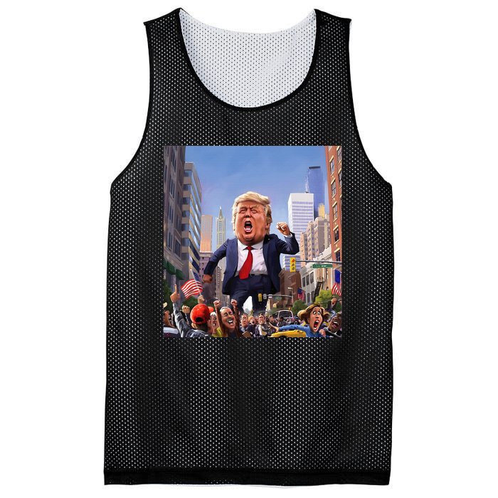 Trump 2024 Take America Back DaddyS Home Mesh Reversible Basketball Jersey Tank