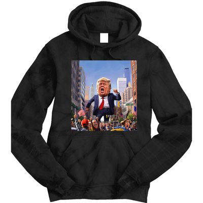 Trump 2024 Take America Back DaddyS Home Tie Dye Hoodie