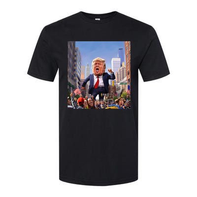 Trump 2024 Take America Back DaddyS Home Softstyle CVC T-Shirt