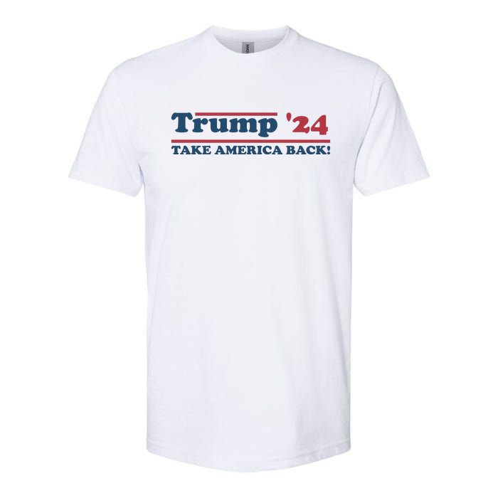 Trump 2024 Take America Back Softstyle CVC T-Shirt