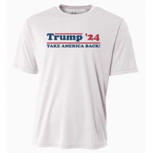 Trump 2024 Take America Back Cooling Performance Crew T-Shirt